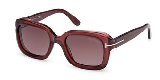Tom Ford FT1283 NATALIA-02 69T Womens Sunglasses Burgundy Size 52
