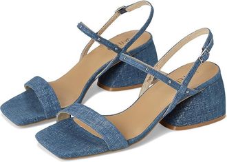 Vaneli Maela Womens Sling Back Shoes Jeans Lino Print : 9.5 N (AA)