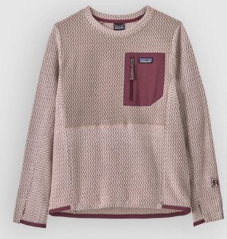 Patagonia R1 Air Crew Kids Sweater roze