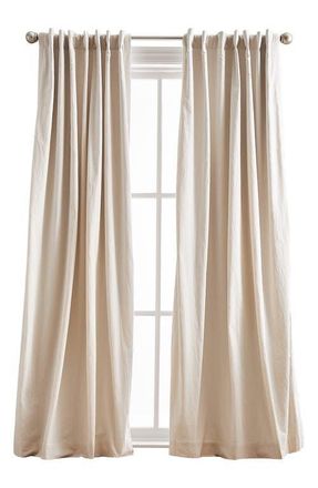 Peri Home Sanctuary Set of 2 Lined Linen Curtain Panels at Nordstrom, Size 50X108