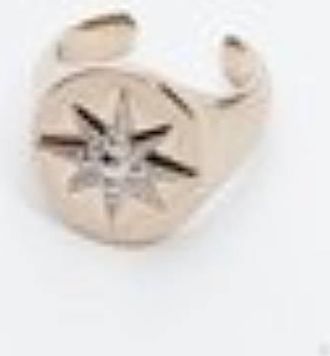 Roberto Cavalli Light Gold-Tone Cocktail Ring, Size 12
