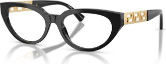 Versace 52mm Cat Eye optical glasses in Black at Nordstrom