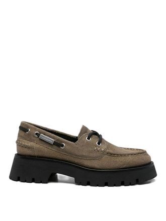 Alexander Wang Brown Platform Loafers
