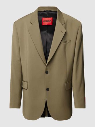 HUGO BOSS 2-Knopf-Sakko mit Brusttasche Modell Ulan in Oliv, Größe 50