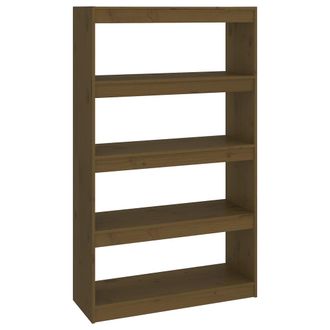 vidaXL Vidaxl - Libreria/divisorio Ambra 80x30x135,5 Cm Legno Massello Di Pino