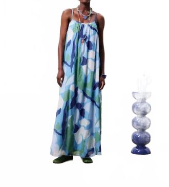 FRNCH Andaman Dress In Nenufar Bleu