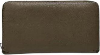 Celine Pre-owned Leather Wallet - Dames - Vintage Accessoires - Grijs - ONE Size - Leer - Vintage