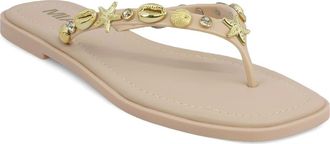 Mia Tulah Flip Flop in Beige at Nordstrom, Size 8