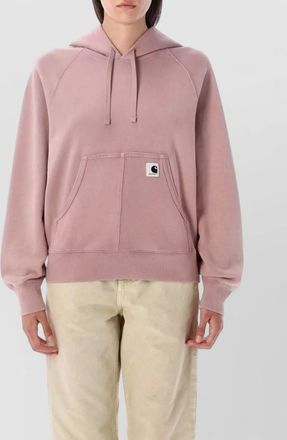 Carhartt Work in Progress women hooded sweatshirt balloon fit logo