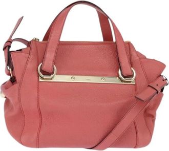Chlo&eacute; Pre-owned Handtas - Dames - Vintage Handtas - Roze - ONE Size - Leer - Vintage