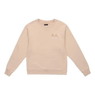 Nike Jordan Air Jordan x union Crossover Logo Solid Color Sleeve Sports Round Neck Asia Edition Khaki DJ9523-268