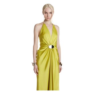 Simona Corsellini Gowns, female, Green, Size: XS Ab11201 Dress