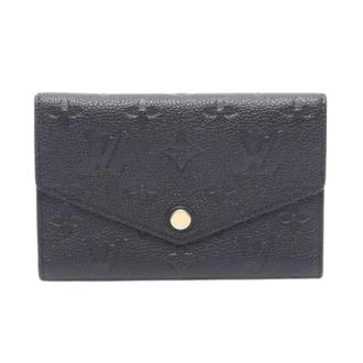 Louis Vuitton Pre-owned Wallets, female, Black, Size: ONE SIZE Pre-owned Portefeuille Curieuse Monogram Empreinte Wallet