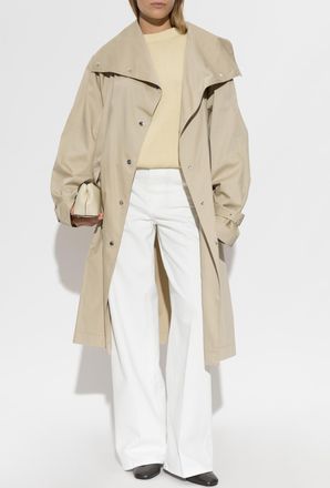 Toteme Coat With Pockets, Womens, Beige