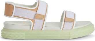Giuseppe Zanotti Blabber Gummy touch-strap sandals - men - Rubber/Leather/Fabric - 42 - White