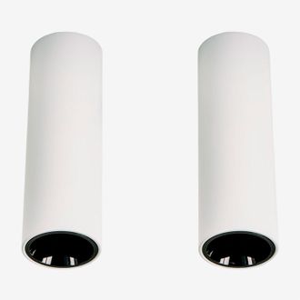 Sklum Pack Di 2 Applique Da Soffitto Led A Superficie Rotondi &Oslash;7,2 Cm In Alluminio Luisiana Sklum