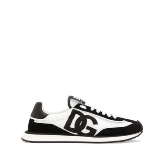 Dolce & Gabbana Schoenen, Dames, Zwart, 40 EU, Su&egrave;de, DG Cushion Sneakers