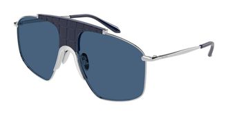 Alaia AA0098S 004 Womens Sunglasses Silver Size 60