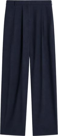 Semicouture Wijde broek - Dames - Wijde Broeken - Blauw - S - Broeken