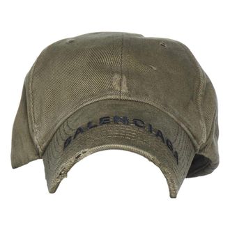 Balenciaga Logo Visor Cap Khaki Green 673318410B22960