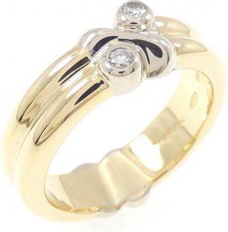 Tiffany & Co. Yellow Gold (18K) White Gold (18K) Band Ring (Pre-Owned)