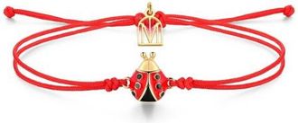 Mantra Ladybug - Thread of Blessings bracelet in Yellow Gold at Nordstrom