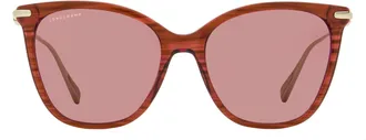 Longchamp LO757S Rounded Square Sunglasses - Red