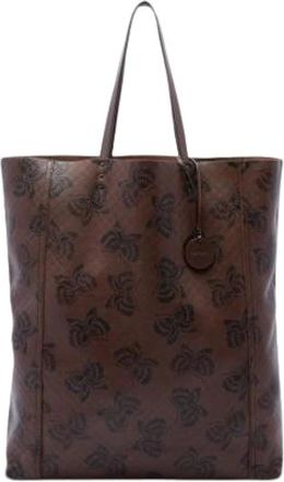 Bottega Veneta Pre-owned Tote Bag - Dames - Vintage Shopper - Bruin - ONE Size - Leer - Vintage