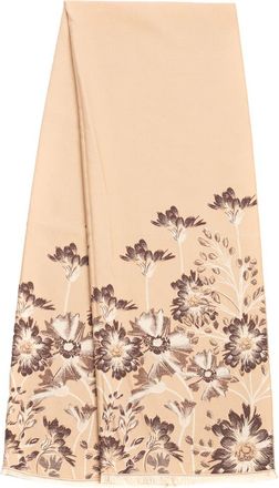 Saachi Floral Pattern Reversible Scarf in Nude at Nordstrom Rack