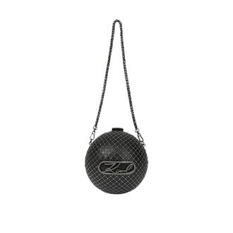 Karl Lagerfeld K/Signature Curved Sphere - Bags - Mujer - Negro - ONE SIZE