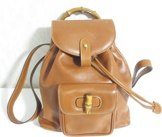 Gucci Brown Backpack (Pre-Owned)