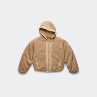 Canada Goose Alberni Reversible Fleece Bomber (Women, Glade Green/Oxford Navy, XL)