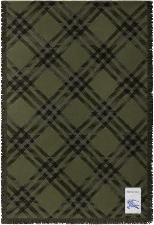 Burberry Foulard a quadri - Verde