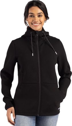 Cutter & Buck Roam Epic Comfort Recycled Womens Full Zip Hooded Jacket