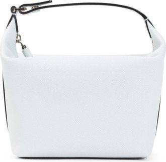 Valextra Tassen, Dames, Blauw, ONE Size, Leer, Mochi Pouch Bag