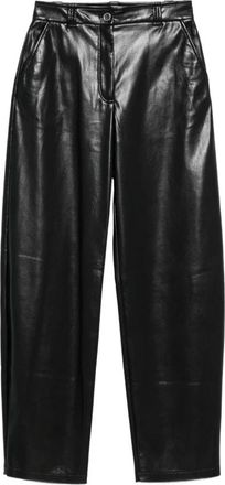 Pinko Rechte Broek - Dames - Straight fit broeken - Zwart - M - Polyester - Broeken