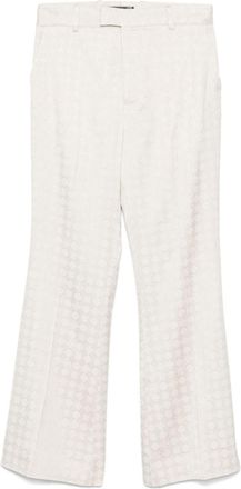Amiri MA-monogram flared trousers - Neutrals
