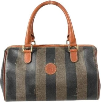 Fendi Pre-owned Plastic Boston Tas - Dames - Vintage Handtas - Veelkleurig - ONE Size - Leer - Vintage