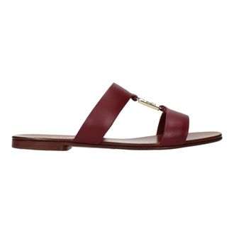 Dolce & Gabbana Sandalias de piel - Shoes - Mujer - Rojo - 36 EU