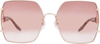 Gucci Red Gradient Butterfly Ladies Sunglasses GG1564SA 004 61