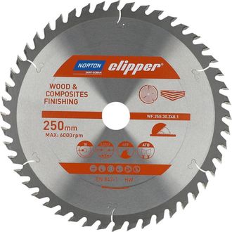 Norton Lame Carbure Finition 250x3.2/2.2x30 Z48 Norton Clipper - 70184608109