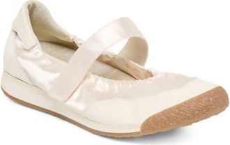 Dolce Vita Spruce Ballet Sneaker in White Satin at Nordstrom, Size 6.5