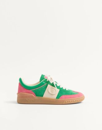 Valentino Garavani Sneaker Upvillage In Crosta Donna VERDE/AVORIO 35.5