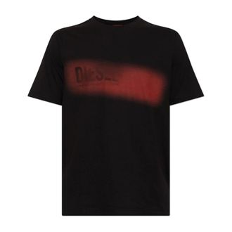 Diesel Hombre, Camisetas, Negro, Talla: 2XL