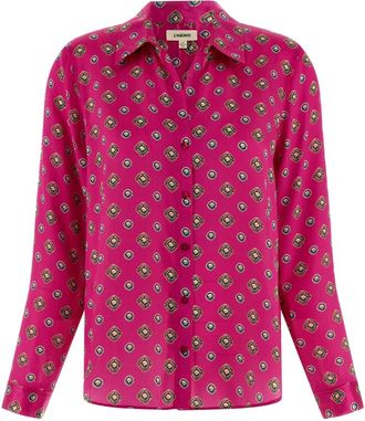 L'agence Dames, Blouses & Shirts, Roze, Maat: S Zijde