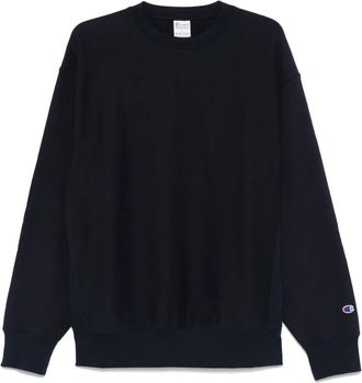 Champion logo-patch sweatshirt - men - Cotton/Polyester - M - Blue