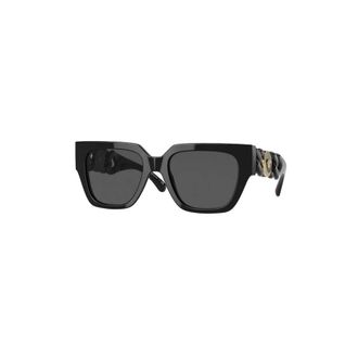 Versace Square Zonnebrillen - Dames - Zonnebrillen - Zwart - 53 MM - Accessoires