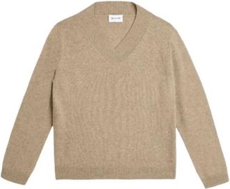 Sand Copenhagen Sand - Yak V-hals - Dames - Truien - Beige - Maat: XL Wol