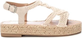 Xti Womens Flat Sandals In Ice