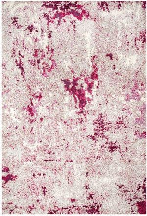 Jonathan Y Designs Contemporary POP Modern Abstract Vintage Faded Area Rug in Maroon/gray at Nordstrom, Size 2Ft 0In X 8Ft 0In